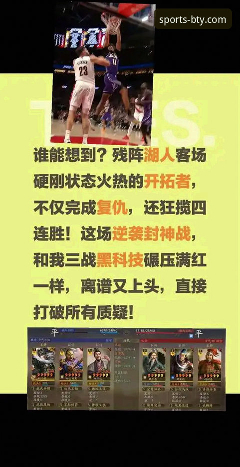 通过B体育APP深度解析湖人进攻火力的实用指南